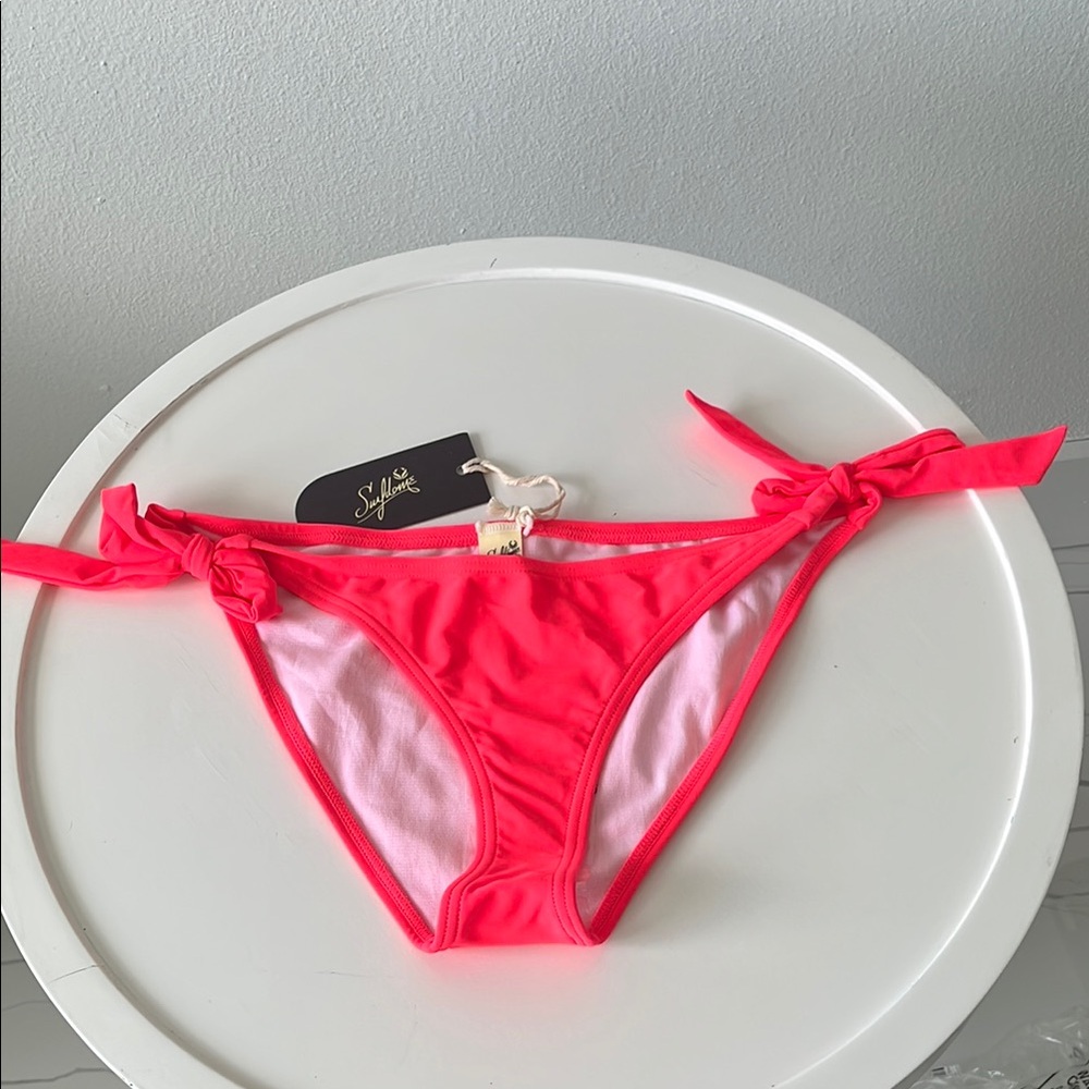 Surfdome Bright Pink Bikini Bottom